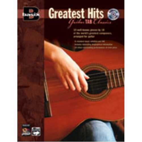 Basix Greatest Hits Guitar Classics Book/CD G/Tab Book