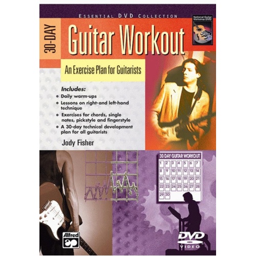 30 Day Guitar Workout DVD Book