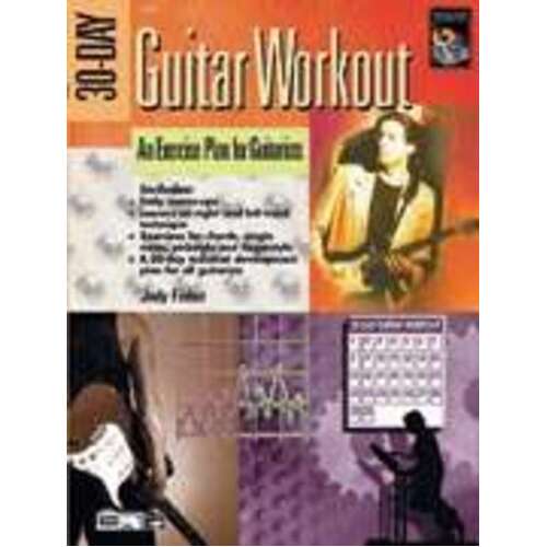 30 Day Guitar Workout Book/DVD Book