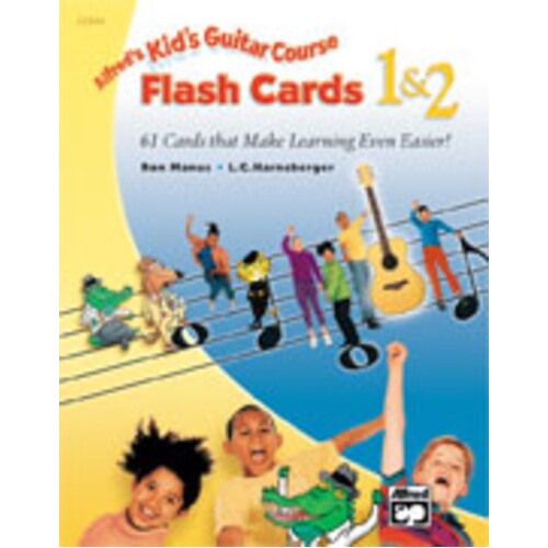 Kids Guitar Course Flash Cards 1 And 2 Book