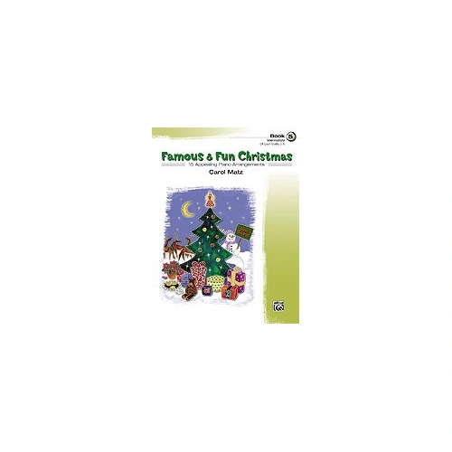 Famous & Fun Christmas Book 5 by Carol Matz, Alfred Music, 32 Pages, Piano Supplementary Series