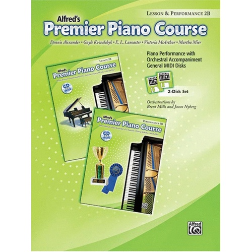 Premier Piano Course General Midi Disks Level 2B Book