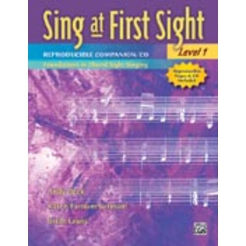 Sing At First Sight Reproducible Companion Book/CD