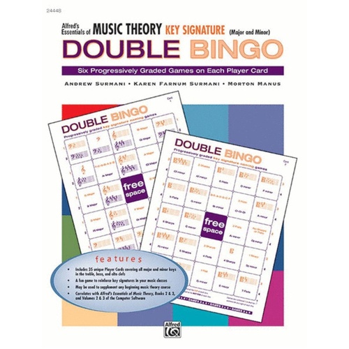 Double Bingo Game Key Signature Major And Minor