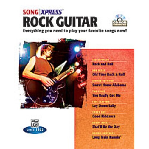 Songxpress Rock Guitar CD Rom Book