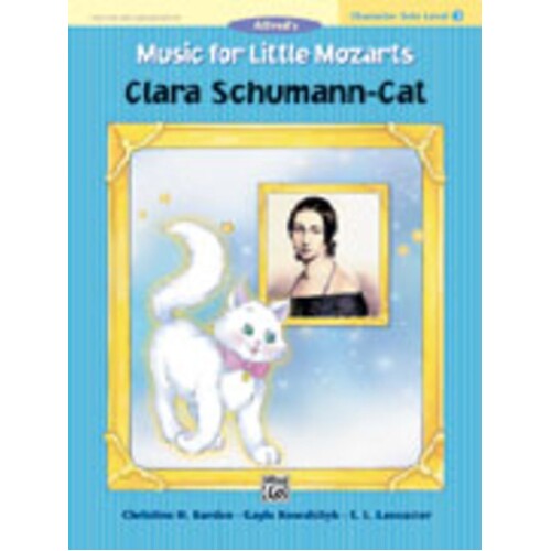 Clara Schumann Cat Character Piano Solo Level 3 (Sheet Music) Book