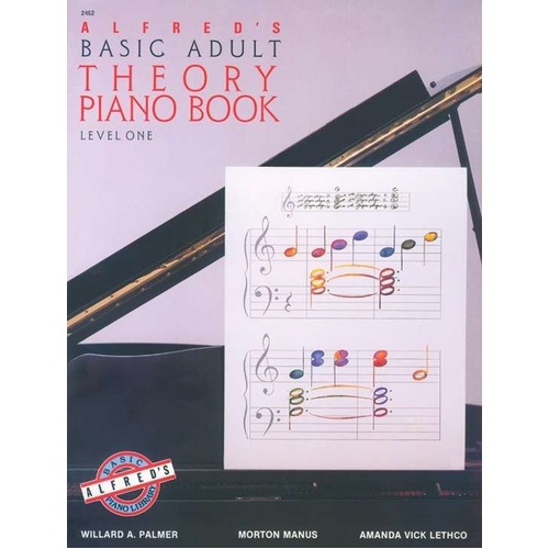 Alfred's Basic Adult Piano Course Theory Book 1