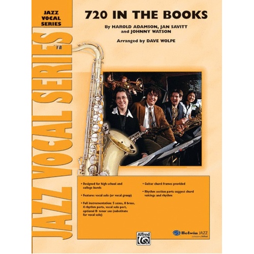 720 In The Books Arr Wolpe Je Score/Parts