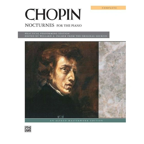Chopin Nocturnes Complete for Piano - Alfred Masterwork Edition, 128 Pages, Comb Binding