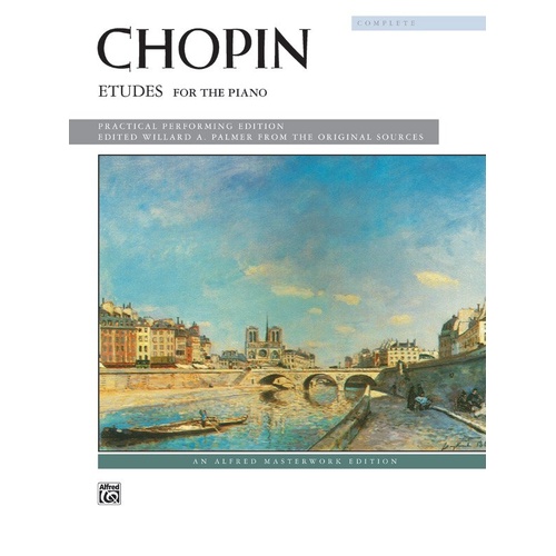 Chopin - Etudes (Complete) for Piano, 144 Pages, Alfred Masterwork Edition