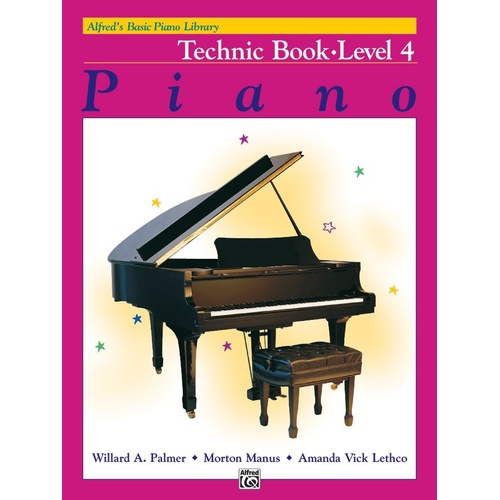 Alfred's Basic Piano Library Technic Book Level 4