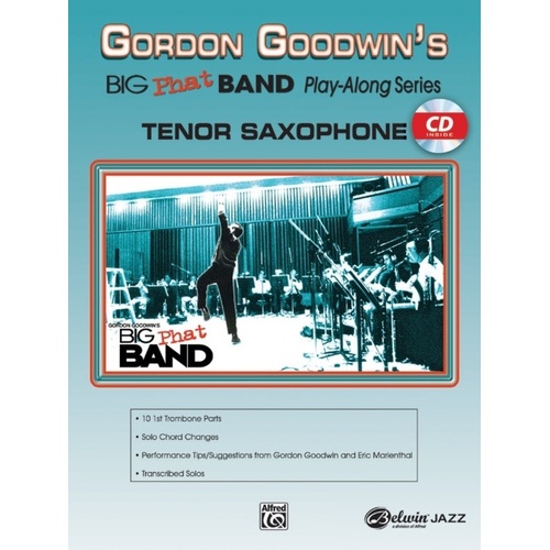 Big Phat Band Playalong Tenor Saxophone Book/CD Book
