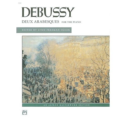 Debussy - Deux Arabesques for Piano, Alfred Masterwork Edition, 16 Pages
