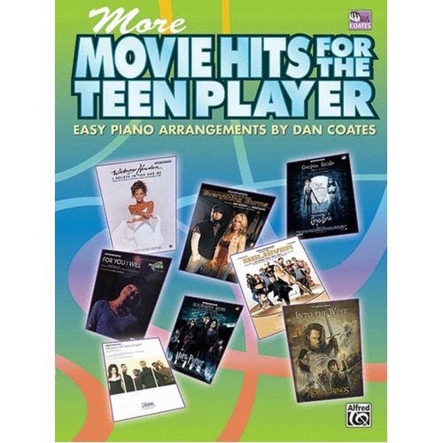More Movie Hits For The Teen Player Easy Piano Book