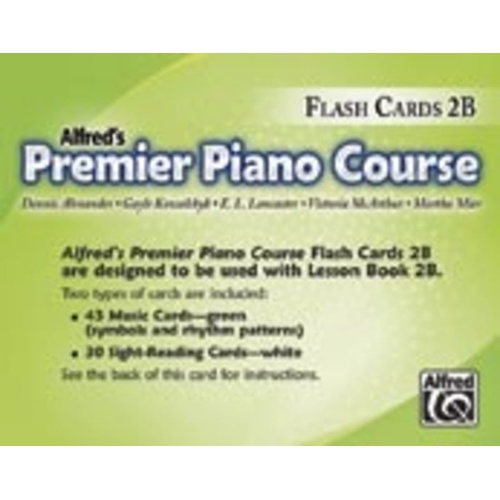 Premier Piano Course Flash Cards 2B