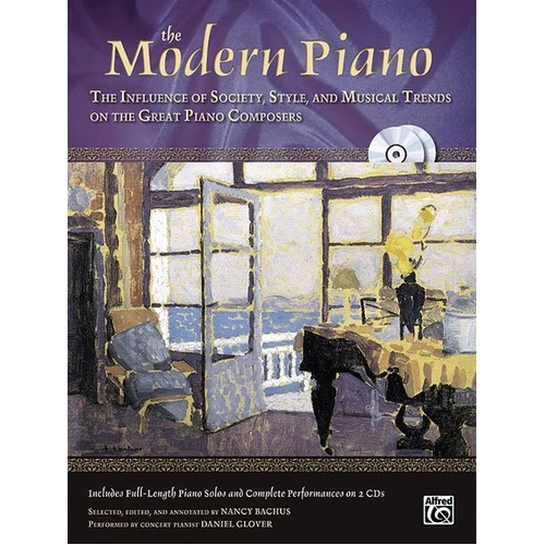 The Modern Piano BK/2CD by Nancy Bachus - Piano Solo, 128 Pages, Alfred Music, Early Intermediate to Early Advanced, Various Styles Included