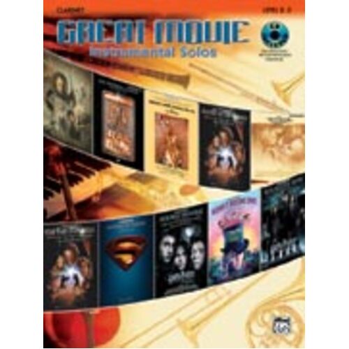 Great Movie Instrumental Solos Book/CD Cla