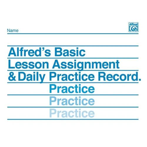 Lesson Assignment and Daily Practice Book for Piano