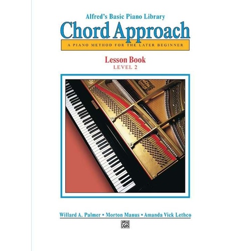 Alfred's Basic Piano Chord Approach Lesson Book Level 2