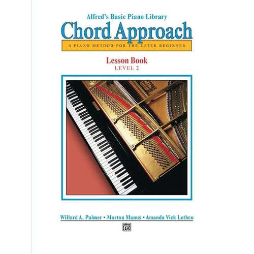 Alfred's Basic Piano Chord Approach Lesson Book Level 2