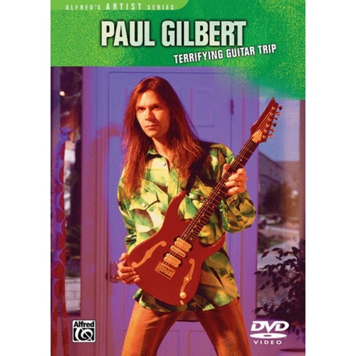 Paul Gilbert Terrifying Guitar Trip DVD Book
