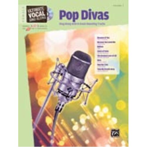 Ultimate Vocal Singalong Pop Divas Book/CD Female