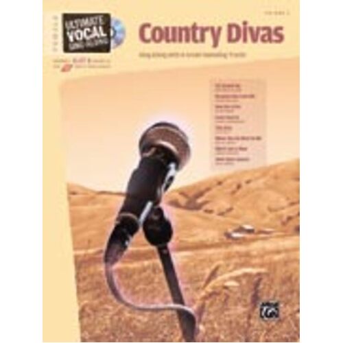 Ultimate Vocal Singalong Country Divas Book/CD Fem