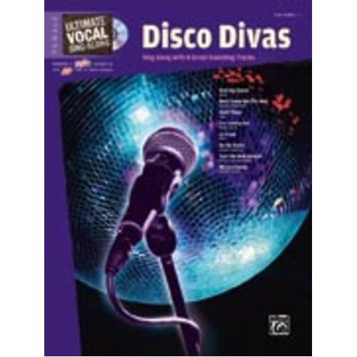 Ultimate Vocal Singalong Disco Divas Book/CD Femal