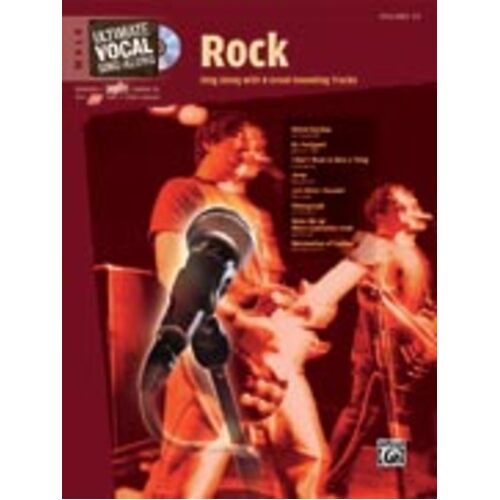 Ultimate Vocal Singalong Rock Male Voice Book/CD