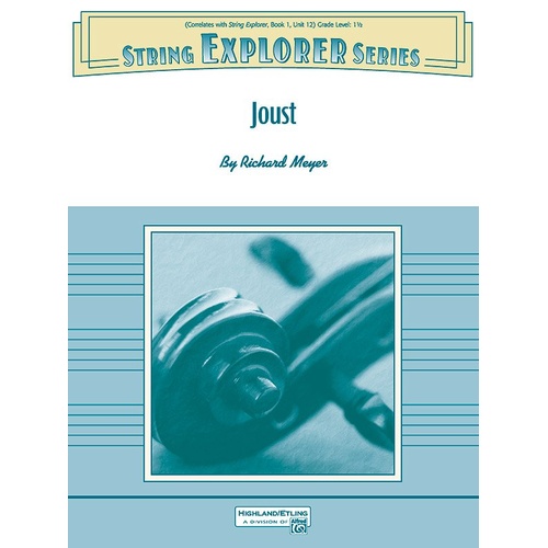 Joust SO1.5 SC/PTS String Orchestra Sheet Music by Richard Meyer