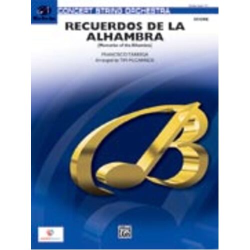 Recuerdos De La Alhambra Arr Mccarrick So Score/Parts