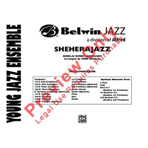 SheheraJazz JE2 SC/PTS Jazz Ensemble Arrangement by Mike Smukal