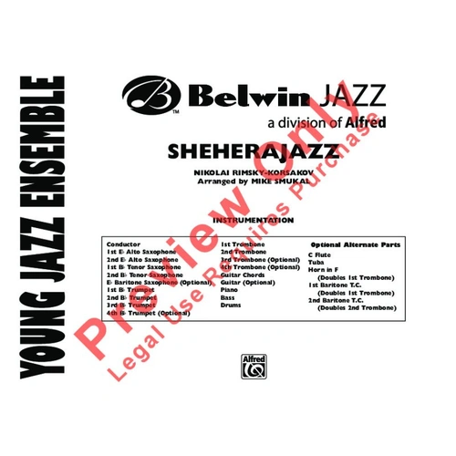 Sheherajazz JE2 SC/PTS Jazz Ensemble Arrangement by Mike Smukal
