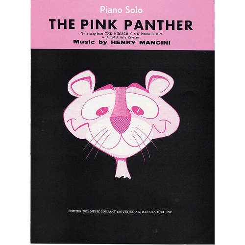 The Pink Panther Piano Solo Sheet Music by Henry Mancini