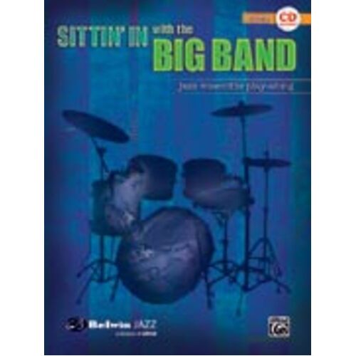 Sittin In With The Big Band Drums Book/CD Jazz Ens Book