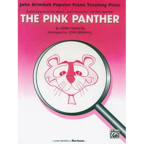 Pink Panther Theme Arr Brimhall Easy Piano Book