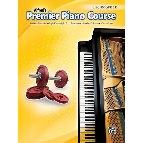 Premier Piano Course Technique 1B by Alfred Music
