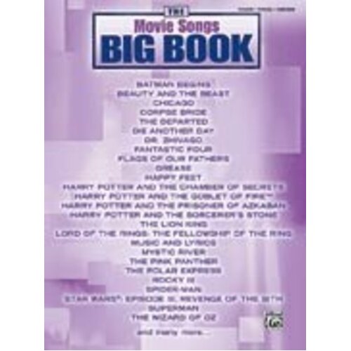 Movie Songs Big Book PVG Book