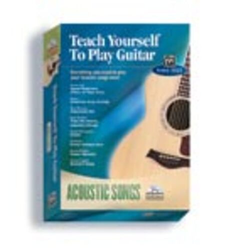 Teach Yourself To Play Guitar Acoustic Songs CDr Book