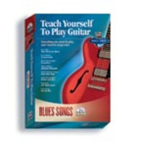 Teach Yourself To Play Guitar Blues Songs CDr Book