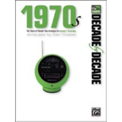 Decade By Decade 1970S Easy Piano Arr Coates Book