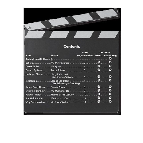 Easy Popular Movie Instrumental Solos for Clarinet with Play-Along CD