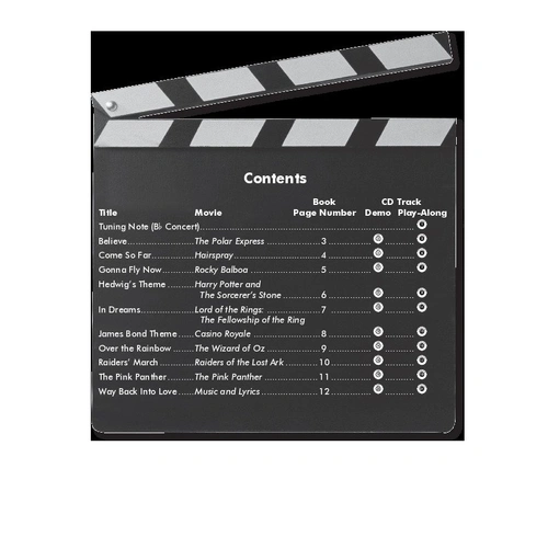 Easy Popular Movie Instrumental Solos for Clarinet with Play-Along CD