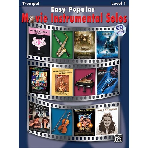 Easy Popular Movie Instrumental Solos for Trumpet with Play-Along CD