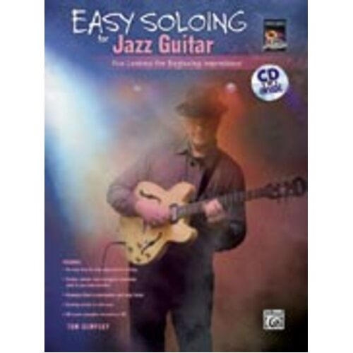 Easy Soloing For Jazz Guitar Book/CD Book