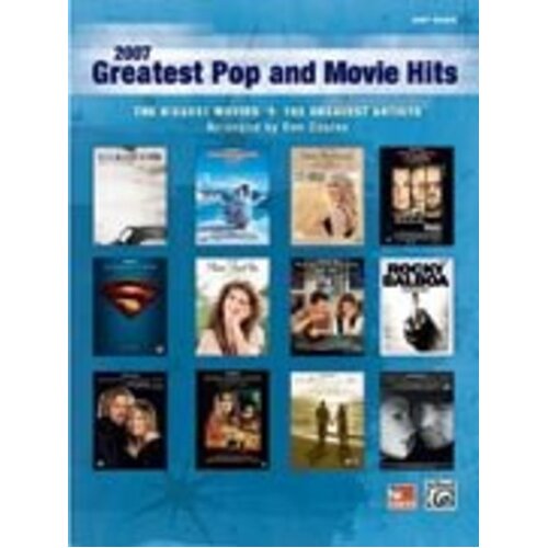 Greatest Pop And Movie Hits 2007 Easy Piano Book