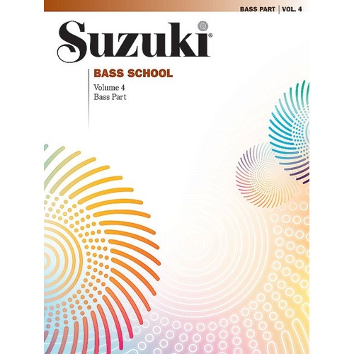 Suzuki Bass School Vol. 4 Bass Part by Shinichi Suzuki, Alfred Music, Double Bass, 24 Pages, Suzuki Method