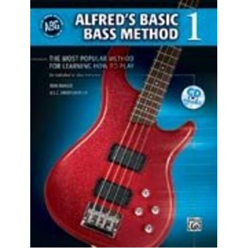 Alfreds Basic Bass Method 1 Book/CD Book