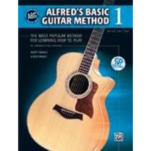 Alfreds Basic Guitar Method Book 1 Book/DVD 3rd Ed Book