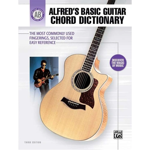 Alfred Basic Guitar Chord Dictionary New Ed Book